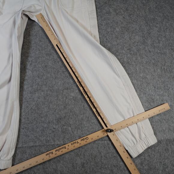 Athleta Pants Womens 12 Tall Farallon Jogger Off White Athleisure Pull On - Picture 4 of 11